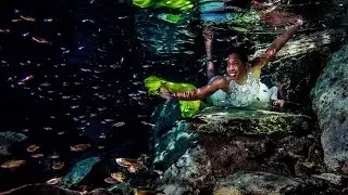 Underwater Trash The Dress - Carla and Mirsad - Sebi Messina Photography