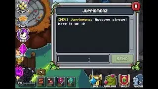 Bit Heroes World Boss T8 Heroic Netherworld, and random madness! (Kiraz Lv525)