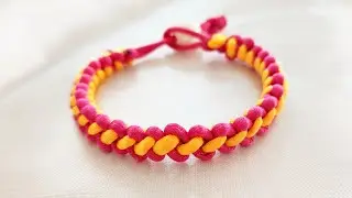 Learning how to make Makromeh bracelets for beginners! /diy
