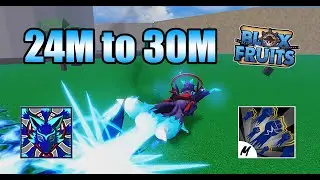 24M To 30M Honor Hunting With Kitsune Fruit | Blox Fruits