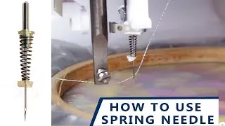 Class 61: How to use Schmetz Embroidery Spring Needle & water soluble stabilizer [Part2]