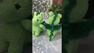 Мк дракончик #игрушкакрючком #творчество #драконкрючком #вязаныеигрушки #мкдракончик