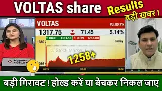 VOLTAS share news today Result,buy or not,voltas share analysis,voltas share target tomorrow,
