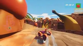 All-Star Fruit Racing: Time Attack Gold - Taj Dates (Three Pistons)