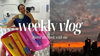 SPEND THE WEEK WITH ME  | VLOG |  DENTAL HYGIENE X CREATOR LIFE