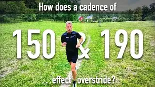 Will going from a cadence of 150 to 190 make you overstride less when running?