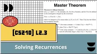 L2.3 Solving Recurrences