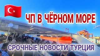 В ТУРЦИИ КОРАБЛЬ НАЛЕТЕЛ НА МЕЛЬ.ПРОИСШЕСТВИЯ СЕГОДНЯ.