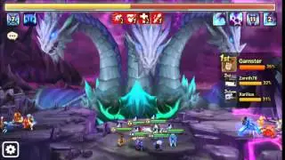 Summoners War Rift Raid Level 4 my first clear