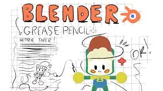 Grease Pencil Blender Brush Settings Beginner Tutorial