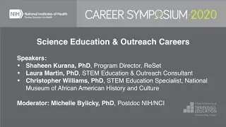 Science Education & Outreach Careers