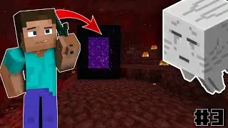 I MADE MY NETHER PORTAL IN MINECRAFT #minecraft