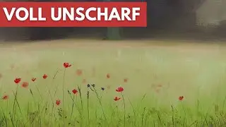 Unscharfer Hintergrund mit Acrylfarben malen