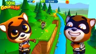 Talking tom gold  run Говорящий Том бег за золотом Наташа и Кати Комада кошек
