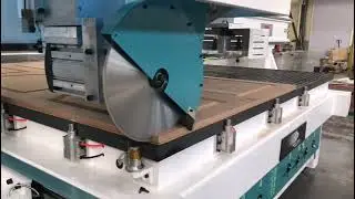 How to make a door by CNC Router with ATC and horizontal saw blade.