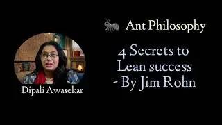 Ant Philosophy 🐜#jim rohn #motivation