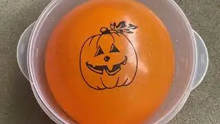 HALLOWEEN PUMPKIN WATER BALLOON  POP