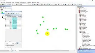 Arc toolbox 19 - converts point features to a raster dataset