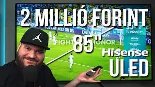 TÉVÉT 2 MILLIÓÉRT?! | Hisense 85UXKQ ULED és Party Rocker One Plus