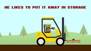 Owl Driving A Forklift - Parry Gripp - animation by Nathan Mazur