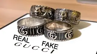 Fake vs Real Gucci Rings - How To Spot A Fake Gucci ring