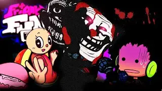 FRIDAY NIGHT FUNKIN TROLLFACE MOD IS FREAKING CREEPY ... | FNF TROLL FACE & POMPOM  MOD