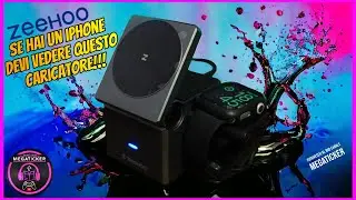 Carica Iphone , Apple Watch e Airpods con ZEEHOO 3 in1 MagCube Wireless