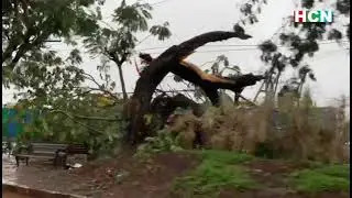 Panjim city visuals & roads flooded, impact of Cyclone Tauktae