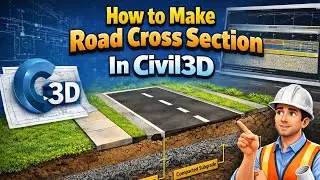 How to Make Road Cross Section in Civil 3D | Cross Section Creation | #AutoCAD #autocadcivil3d