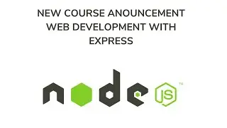 New course announcement || Web development with express framework || Satyam sinha