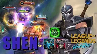 DIVE LIKE A BOSS WITH SUPPORT SHEN | WILD RIFT