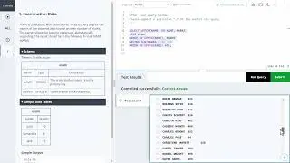 Example Assignment Query - Structured Query Language