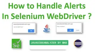 How to handle Alerts in Selenium WebDriver