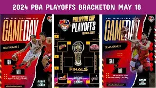 2024 PBA Playoffs Bracket - May 18 | Game results, standings and semifinals schedule on May 19.