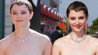 Thomasin McKenzie at The Testament of Ann Lee red carpet