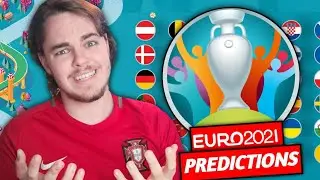 My Euro 2021 Predictions! From Group Stage to Final