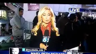 Reporter gets groped on live TV KTLA channel 5