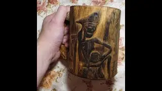 Wooden mug