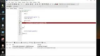 C if-else (koşul) yapısı
