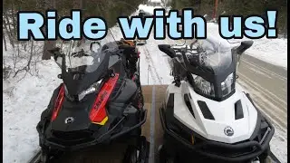 Ride with us//Our Skandic SWT 2021 & Tundra 2017//Snowmobiling