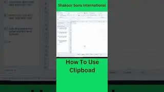 How To Use Clipboard on Excel 
