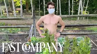 This Nudist Is Finally Wearing Clothes—His Mask | Fast Company