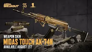 MIDAS TOUCH AK-74N is now available!丨S5 New Weapon Skin
