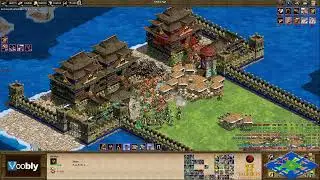Voobly AOE2 1.6: CBA Hero, 4 vs 4 team game