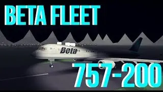 ROBLOX Beta Fleet First Class 757 flight!
