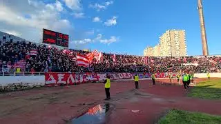 Delije u Nišu sa Meraklijama: Kosovo - Srbija!