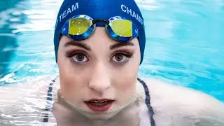Competitive Swimmer Senior Pictures at NKU | Tonya Bolton Photography