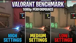 Valorant – RTX 5070 Ti | 1080p Low vs Medium vs High | FPS Benchmark (No Commentary)