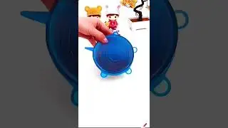 Stretchable Reusable Silicon Dhakkan#SiliconDhakkan #homegaget #Reusable #YouTubeShorts #TechTrends