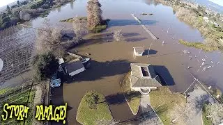PINTO LAKE WATSONVILLE FLOODED (BIG STORM).